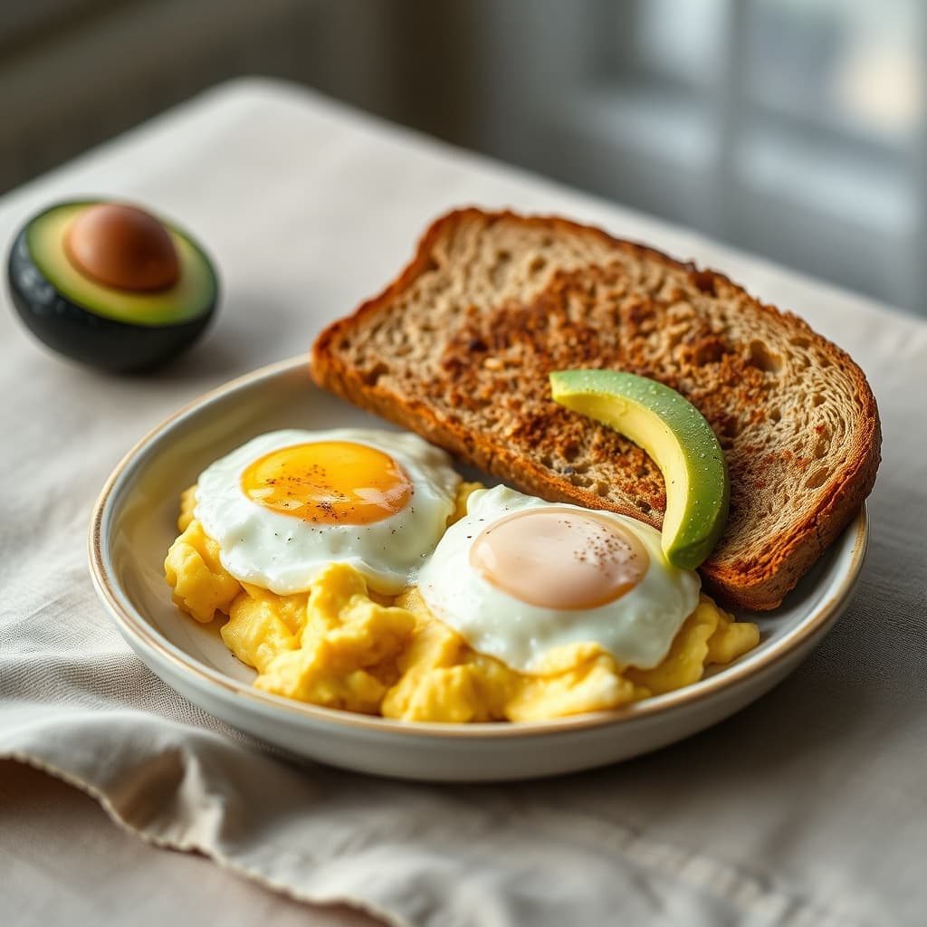 Scrambled Eggs & Toast